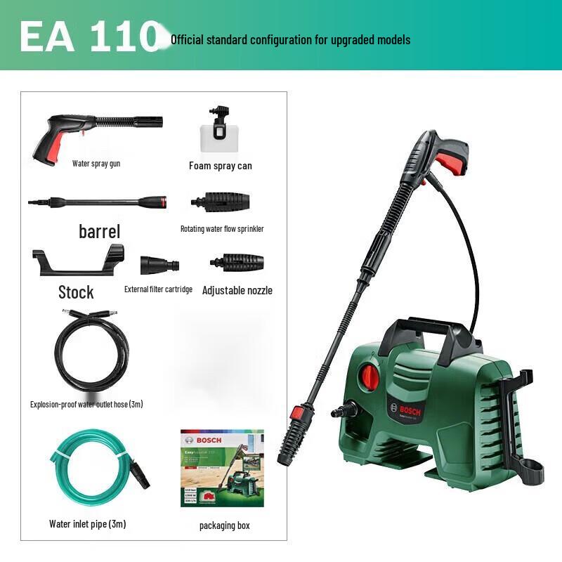 Bosch High-Pressure Car Washer CN plug (adapter included)
