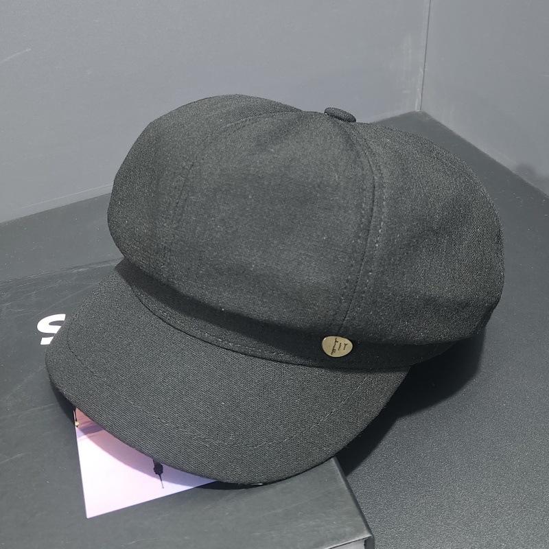 New Retro Literary Octagonal Hat Children's Spring Face Newsboy Hat Versatile Fashion Painter Hat
