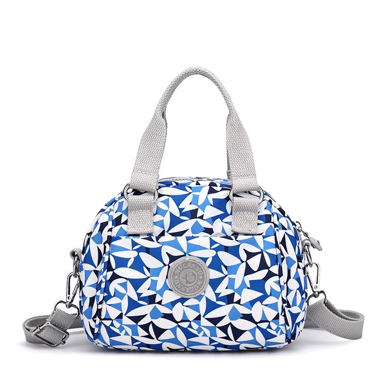 Autumn Print Nylon Women's Lightweight Korean Style Crossbody Handbag