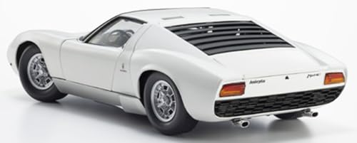 Kyosho Original 1/18 Scale Lamborghini Miura P400 (White) Finished Product KS08314W