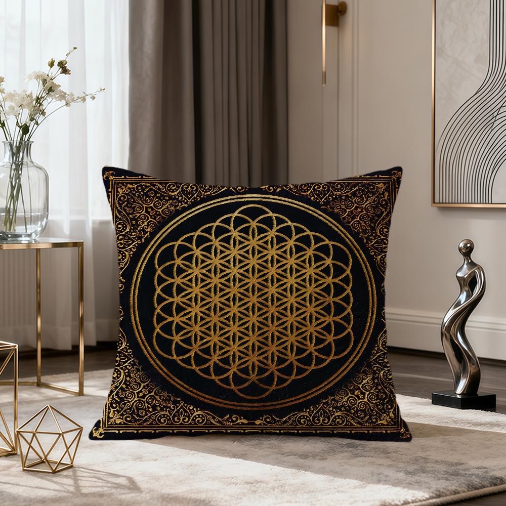 

band Bring Me the hHorizon cushion cover soft Comfort Pillowcase for Sofa nap Living Room party Home pet Decor Pillowcover 30x30CM(12x12in)