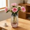 Künstliche Dahlienblume 20 Zoll Langer Stiel Künstliche Seidenblume für Hochzeitssträuße Herbst Heimtischdekoration Blumengestecke