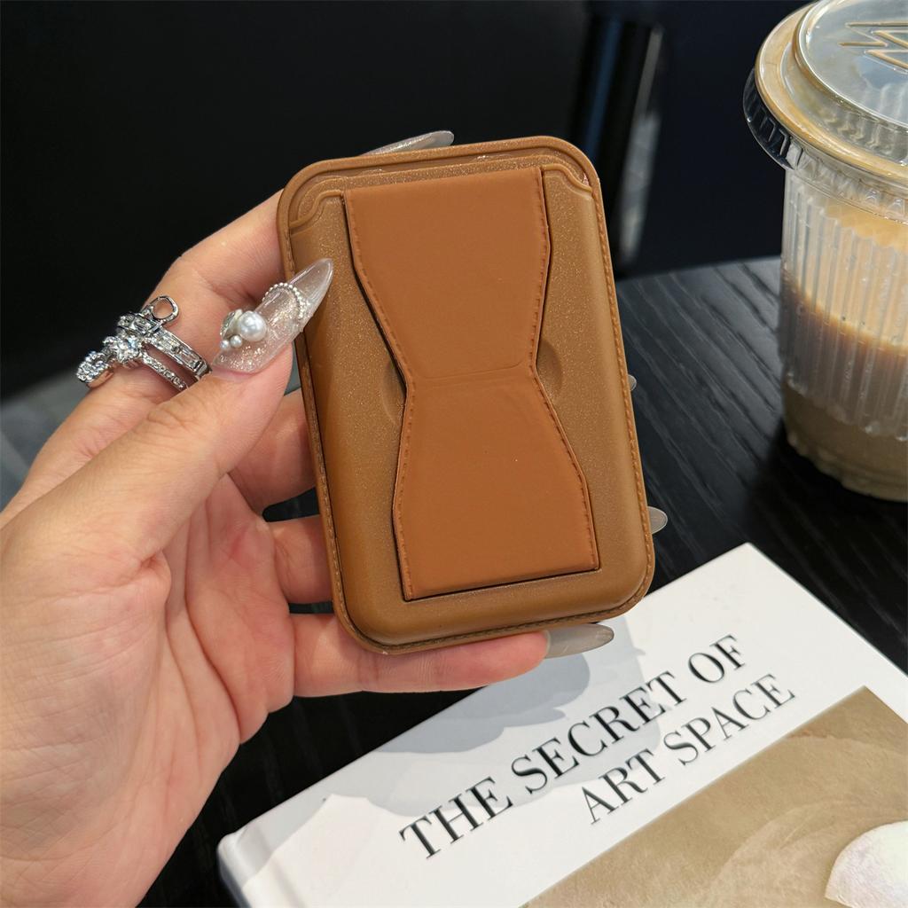 For Magsafe Wallet Holder Card Bag Magnetic Phone Kickstand Suitable for IPhone 16 15 Samsung Magnetic Phone Case Bracket Wallet