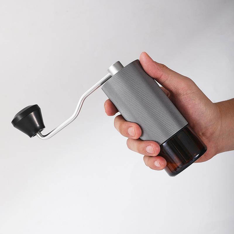 Portable Manual Coffee Grinder with Stainless Steel Core