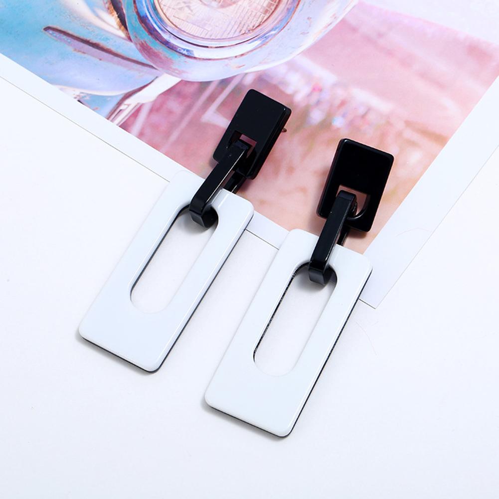 Women Fashion Unique Earring Chic Geometry Shape Long Earring