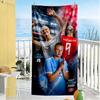 Haaland Norway Celebration Beach Towel Quick-Dry Soft Microfiber Comfortable Lightweight Suitable for Swimming, Gym, Camping, Yoga Vacation