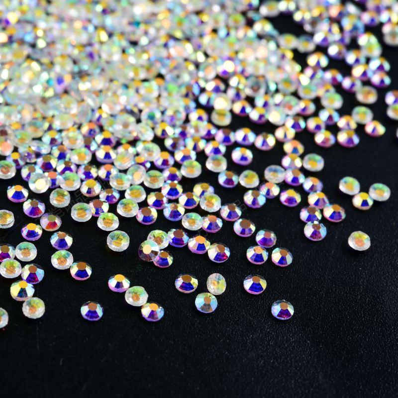 

Искусственное стекло Горячие бриллиантовые стразы, термоклеевое дно Белковый фарфор Белый DIY Кристалл Красота Аксессуары для одежды SS8 2.3-2.5mm