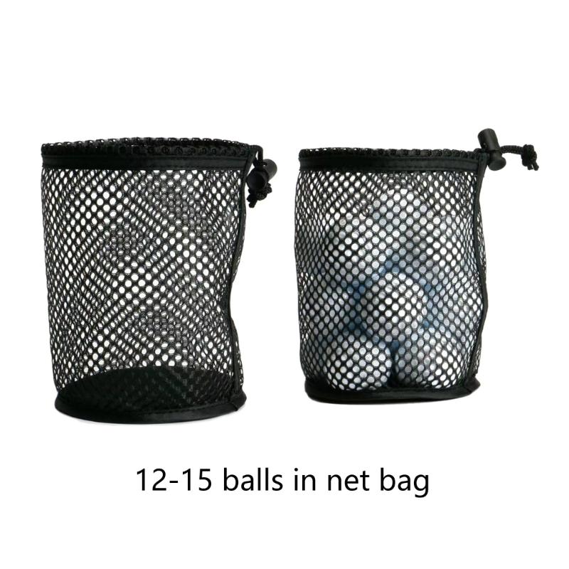 Golf Ball Pouch Golf Ball Bag Golf Mesh Bag Drawstring Mesh Bag Golf Ball Storage Bag Golf Accessories