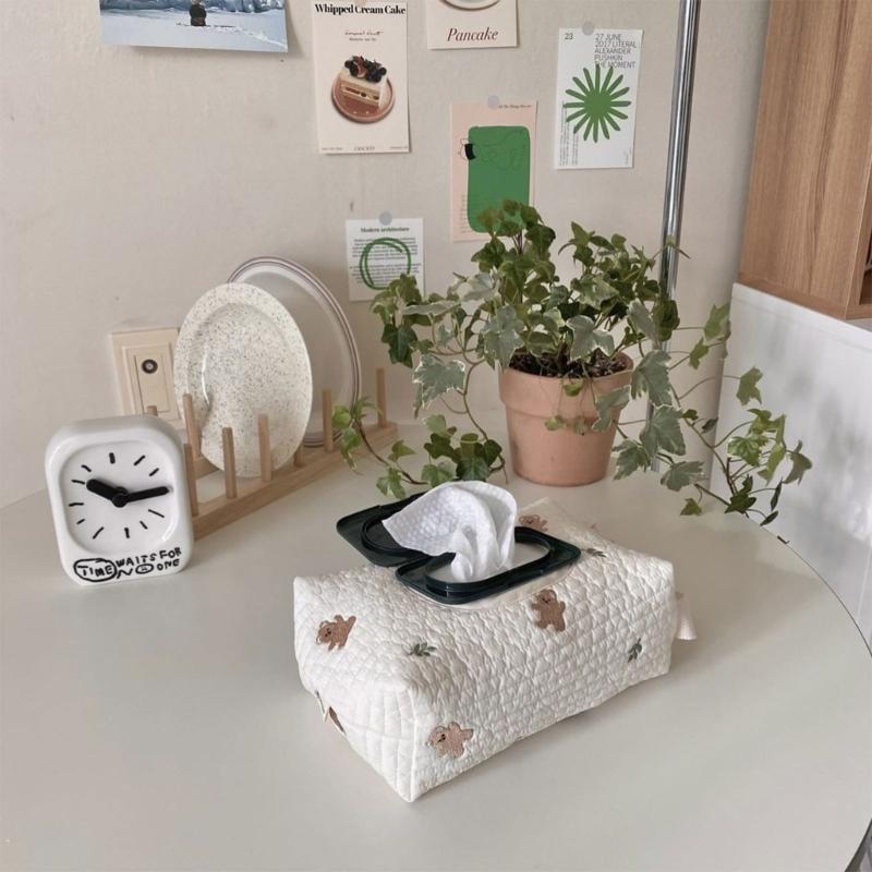 Baby Strollers Tissue Bag Cartoon Wet Wipes Case Reliable Paper Storage Bag Pouch  Tissue Box for Busy Parent