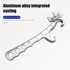 Bucket Opener, 3-in-1 Multi-Function Lid Wrench for 5 to 55 Gallon Buckets, Ergonomic Non-Slip Grip Aluminum Alloy Tool