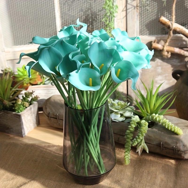 Mini Calla Lily Faux Flower Wedding Bouquet and Home Decor Prop