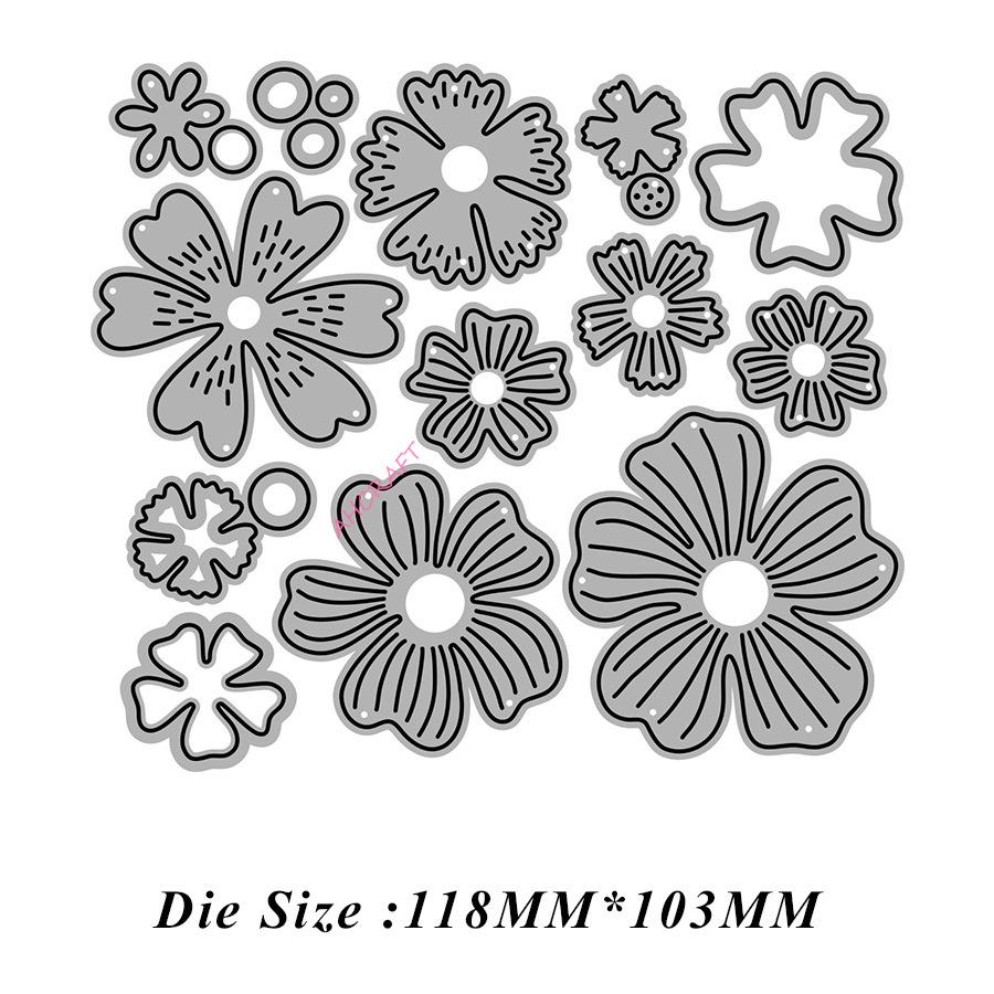 

5588 Flowers & Plants Metal Die-cutters - DIY Cutting Dies, New Style August 2023 118*103mm, 28g/set
