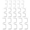 Professional Branch Spreader Set for Fruit Trees 15 Pack 3 Sizes Galvanized Steel Garden Tree Training Equipment Tools