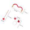 1Set Cupid Bow Arrow Headband Set Cute Cozy Costume Prop for Valentine Cosplay Stage Performance Photo Fun Cupid Arrow Bow