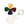Guitar Pick Holder Case Chain Storage with 4 Picks