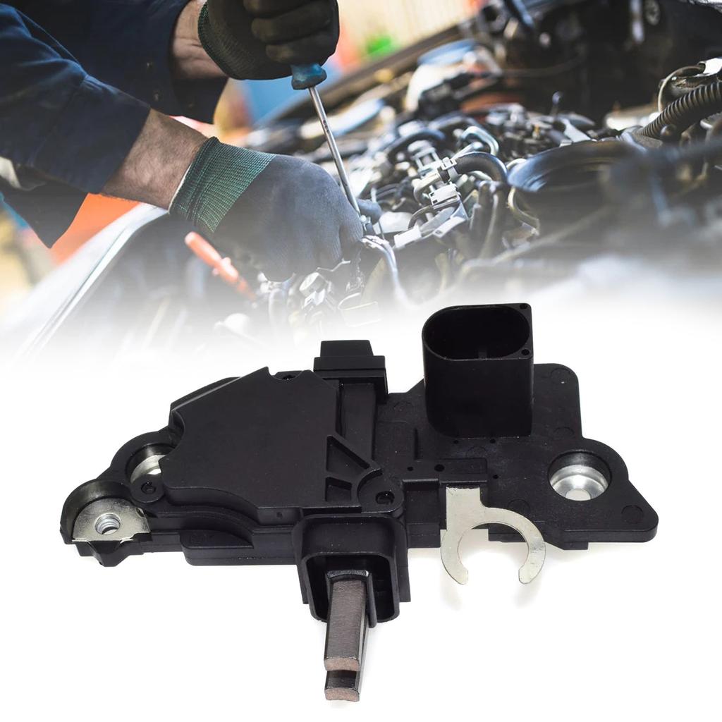 Car Engine Alternator Generator Voltage Regulator 12V Stable Output Accessories For F00M145296 Models Easy Installation