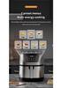 Smart 15L Dual Basket Air Fryer with Double Heating Tubes - Stainless Steel