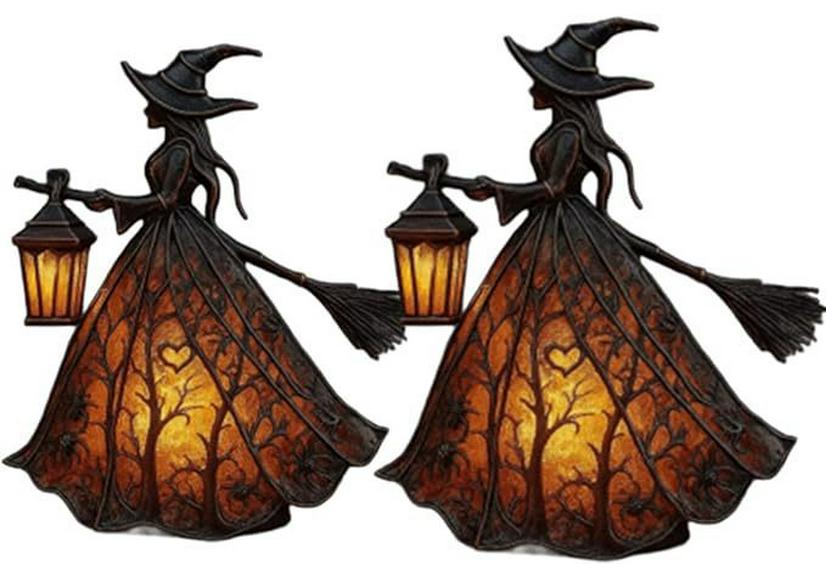 New Halloween Witch Table Lamp: Halloween Decoration Ornaments