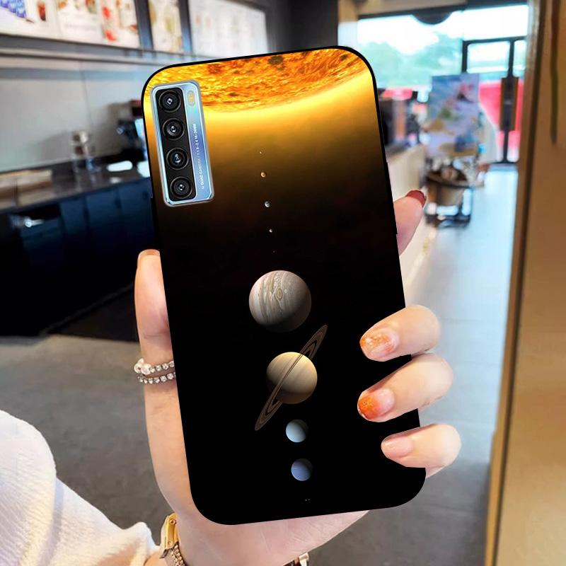 For TCL 20 20S 20L 20L+ Phone Case Soft Silicone Protector Cover For TCL 20L Plus Shell Funda 20 L S TPU Shockproof Coque