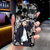 Jujutsu Kaisens Itadori Yuji Plating Phone Case For Samsung S25 S24 S23 S22 S21 S20 FE Note20 Edge Plus Ultra 4G 5G Anti Fall