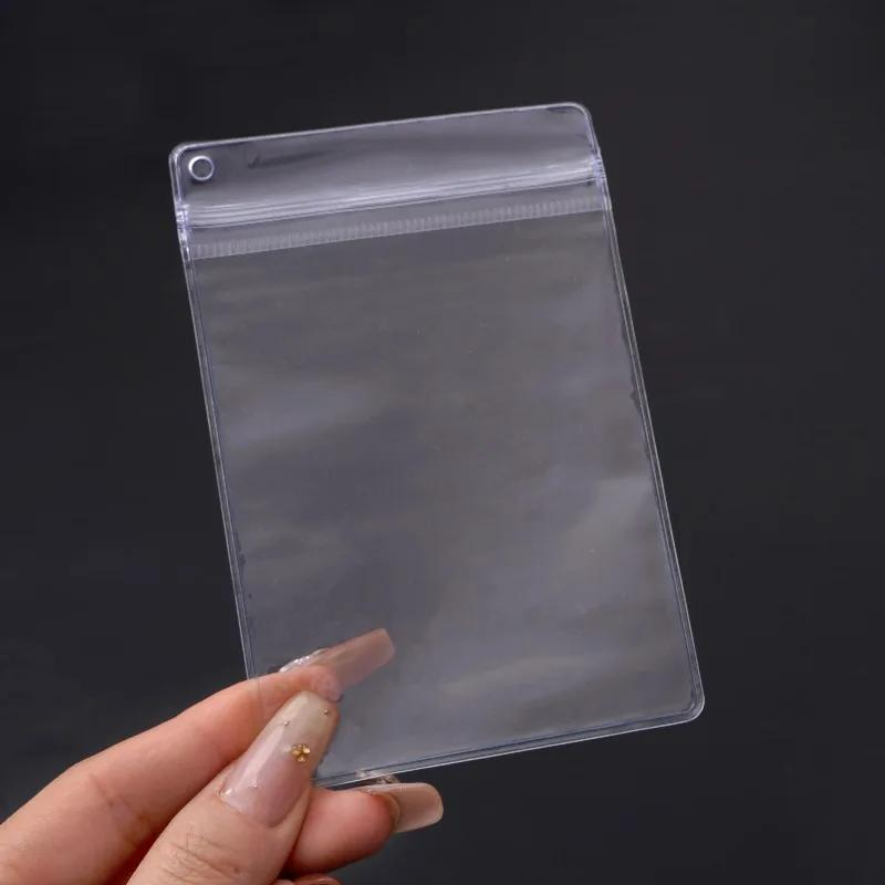 20-100 Stück PVC Schmuckaufbewahrung Selbstversiegelnde Beutel Handgemacht DIY Transparenter Beutel Seitenperforiert Kettentasche Anti-Oxidations-Beutel
