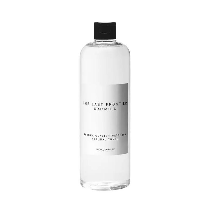 Graymelin Alaska Natural Toner | Pure Glacial Water Hydration | Jumbo Size 500ml | Alcohol-Free Soothing & Refreshing | 16.9 fl.oz.