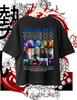 25 Summer Retro Rock Hip-Hop Thunder T-shirt Design Music 100% Pure Cotton Printed T-shirt Y2k Men's and Women's Cool Casual Top