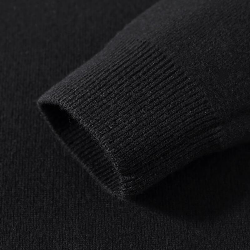 Antonio Men's Plus Velvet 100% Wool Thermal Sweater