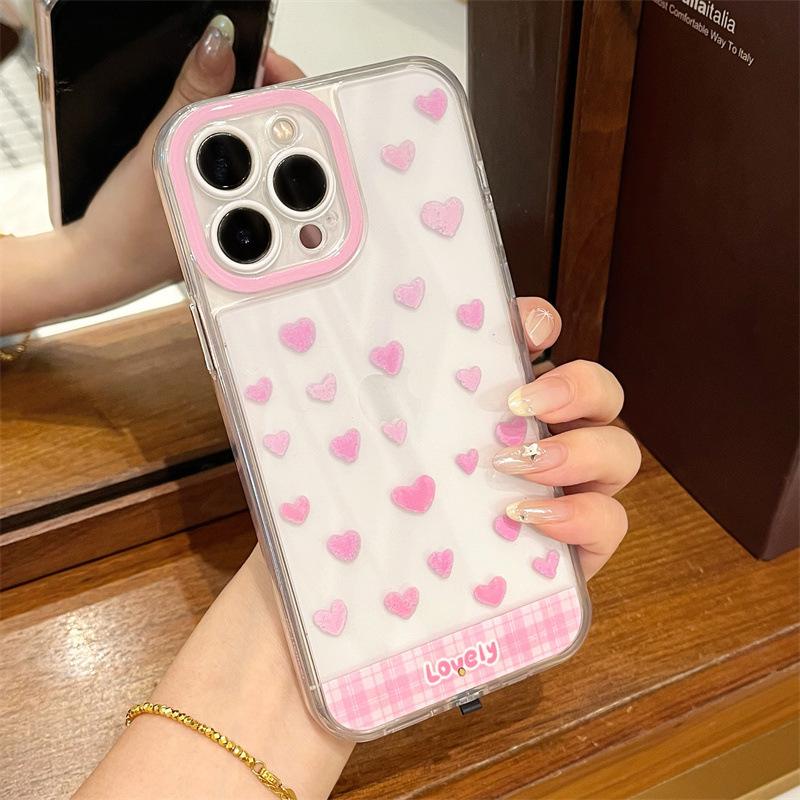Call flash phone case full screen love iPhone16 voice-activated luminous protection