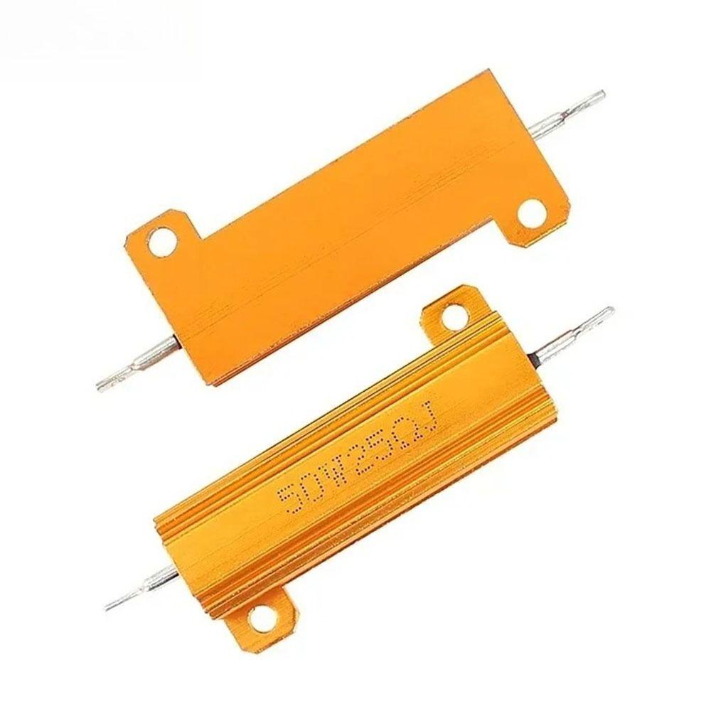 1Pcs Aluminum Shell Wirewound Load Resistor Metal Shell Resistor  for Current Limiting Protection