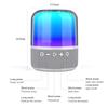 Portable 3D Surround Sound Super Bass Home Theater System TWS Wireless Speaker Desktop Subwoofer LED Light 30w Bluetooth Speaker