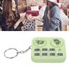   Keychain Colorful Lights DJ Disc Player Design Automatic Play and Self Press Mode Portable DJ Keyring