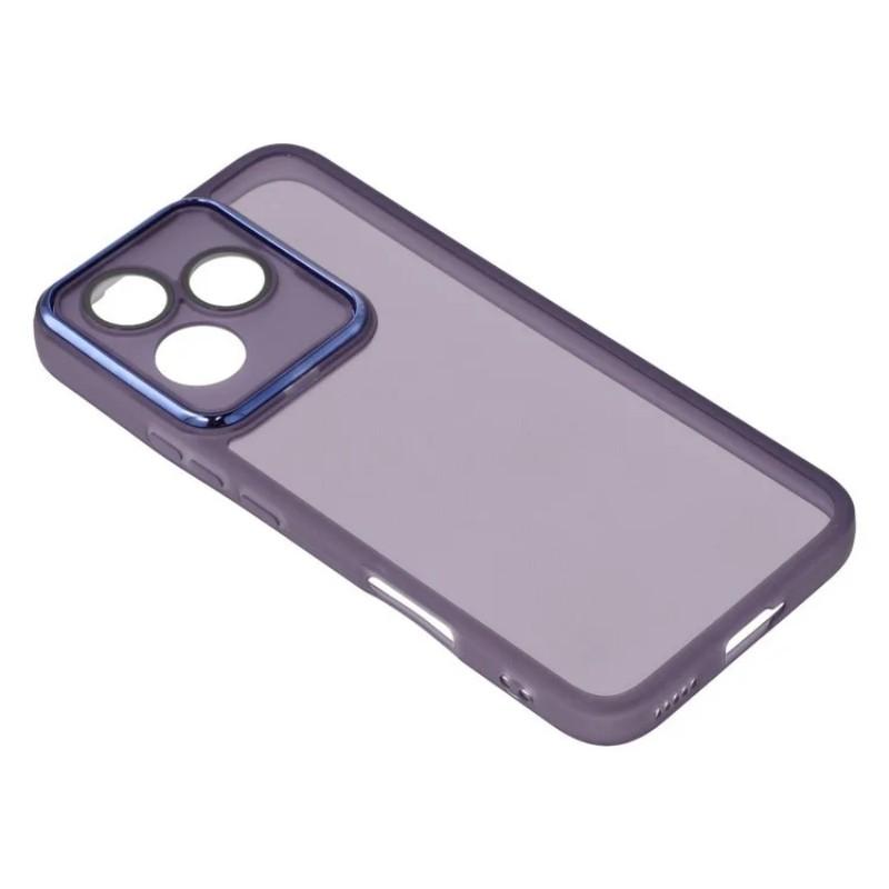 For Honor 400 Lite 5G TPU Case WANLONFENG DKSM Series Electroplated Frame Back Cover with Tempered Glass