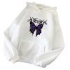 Punk big butterfly sweatshirt Harajuku dark sweater aesthetic fleece hip hop gothic streetwear hoodie