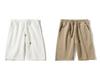 Adult Cotton Milk Silk Breathable Casual Shorts - 240g Five-Point Fashion