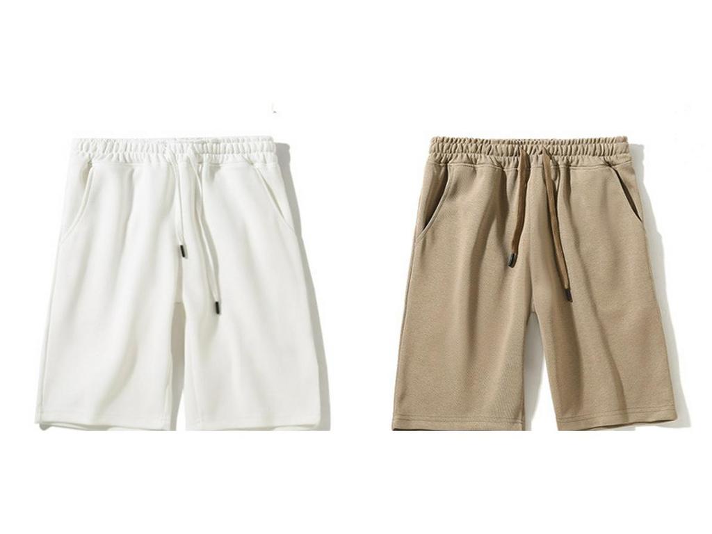 Adult Cotton Milk Silk Breathable Casual Shorts - 240g Five-Point Fashion