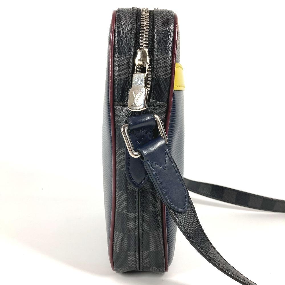 Louis Vuitton M55100 Epi Damier Graphite Danube Slim Bag Pochette Shoulder Bag