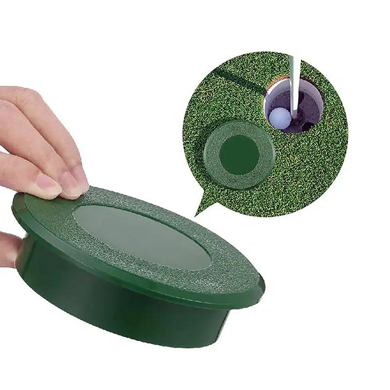 Golf Putting Green Hole Cup Cover Practice Training Aids For Home Office Traveling Small And Portable Practical Protect