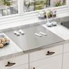Stainless Steel Cutting Boards for Kitchen,Baking Board,Pastry Board,kneading Panel - Suitable for Cutting Vegetables Fruits Meat,Bread - Easy to Cle
