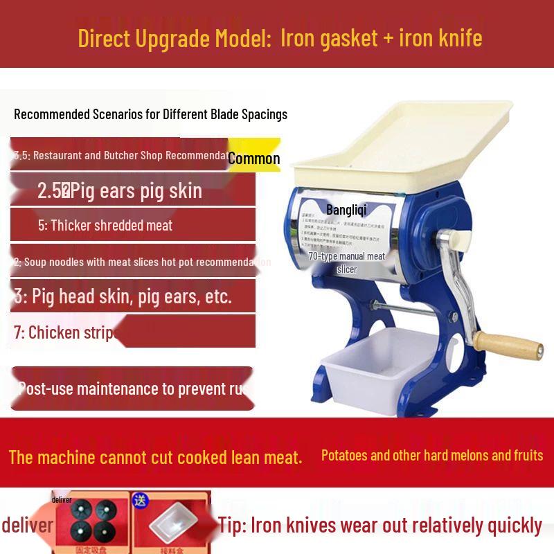 Manual Meat Slicer and Mincer