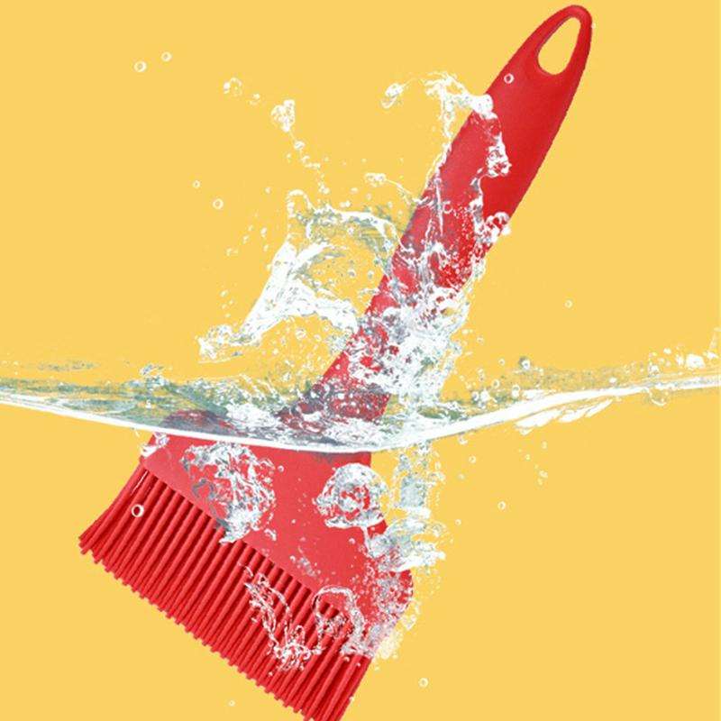 Large Wide Silicone Oil Brush Non-Stick Heat Resistant Barbecue Bread Pastry Baking Brush Kitchen Cake Bbq Baking Tools