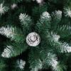 PVC Red Fruit Pine Cone Pointed Spray White Christmas Tree 2.1 Christmas Outdoor Supermarket Indoor Decoration Simulation Tree