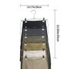 Skirt Hanges Space Saving, Pants Hangers with Clips 6 Tier,Closet Organizers and Storager,Clothes Hanger Space Saver
