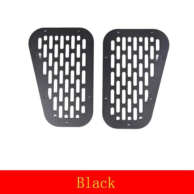 For 2004-18 Land Rover Defender 90 110 aluminum alloy car hood air outlet protective mesh cover sticker car exterior accessories