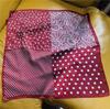 71 * 71 Square Scarf Simulation Silk Year Spring and Autumn Fashion Temperament Printed Silk Scarf Korean Version Women's Versatile Scarf