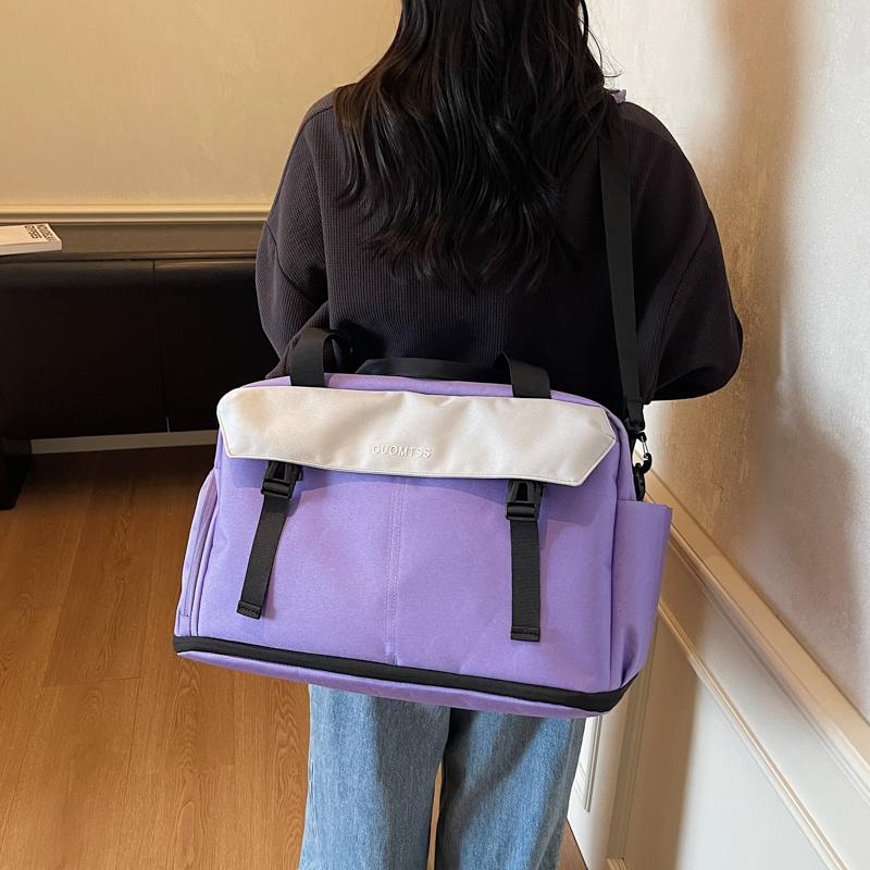 Expanding Dry And Wet Separate Luggage Bag With Shoe Bin Short-distance Travel Bag Travel Lightweight Sports Fitness Bag