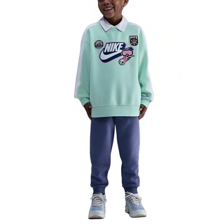 

Nike Свитшот Вязаный Пуловер Простой Детский топ IO5970-353 XS