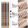 Yalaiyi Smudge-Proof Eyebrow Pencil: Sweatproof, One-Stroke Definition In Brown, Black, Coffee, and Gray