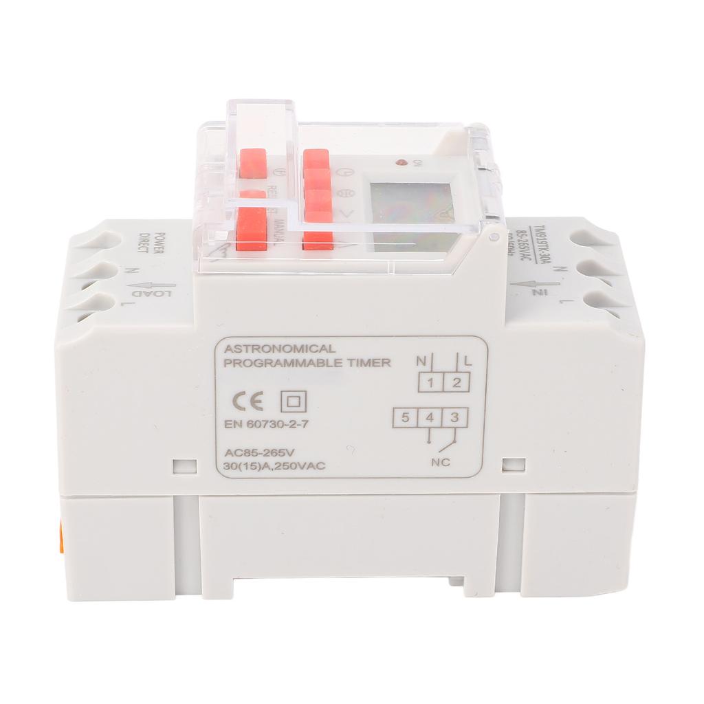 7 Days Programmable Timer Switch Digital LCD Display Electronic Countdown 24 Hours TM919TK30A