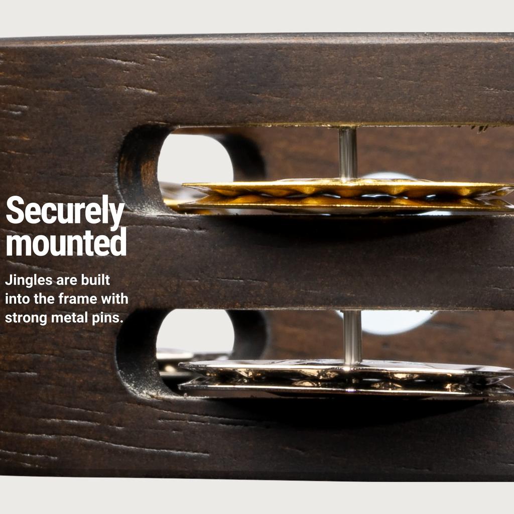 MEINL Percussion Compact Wood Tambourine (CTA2VM-WB)